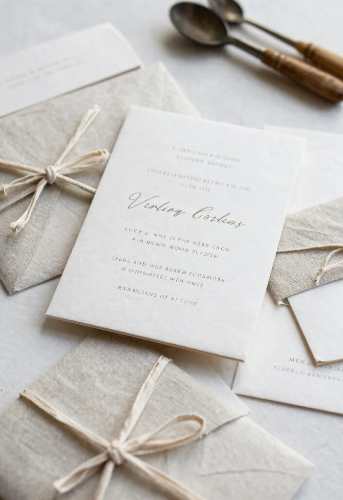 10 Modern Elegant Wedding Invitations That Don't Look Like Templates - 3. Artisanal Textures 1