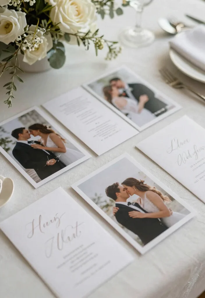 10 Modern Elegant Wedding Invitations That Don't Look Like Templates - 9. Personal Photo Invitations 1