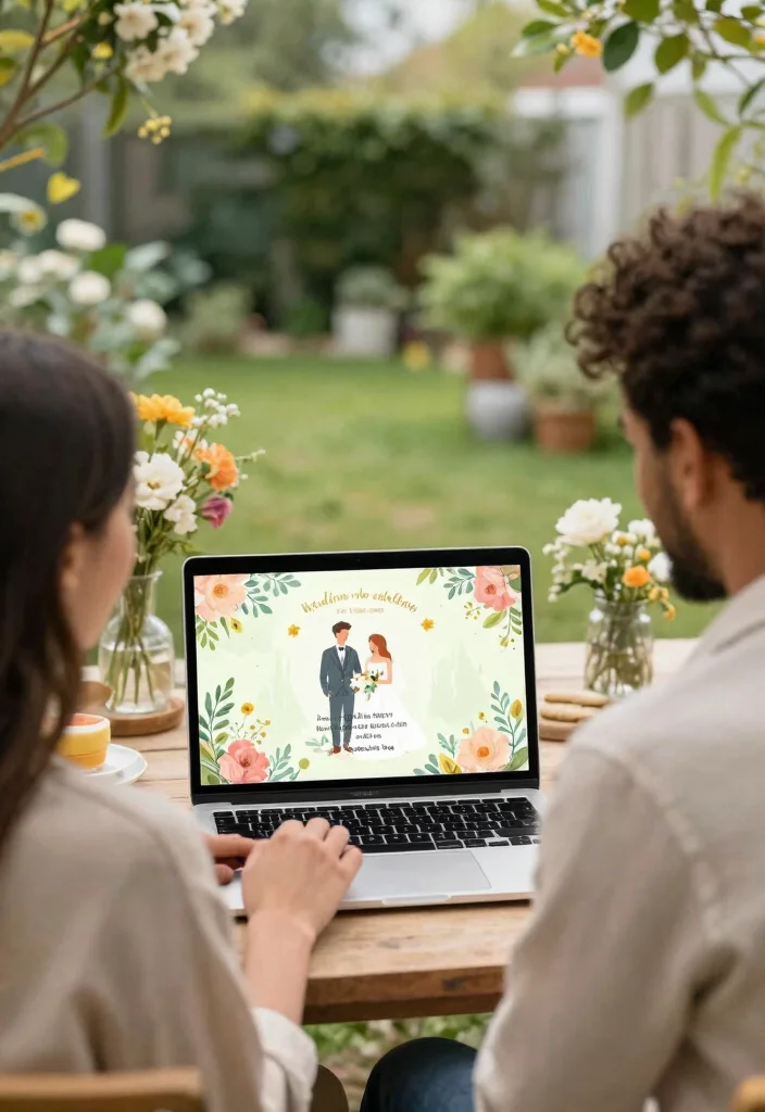 12 Animated Wedding Invitations That Get Guests to Actually RSVP - 10. Seasonal Themes 1