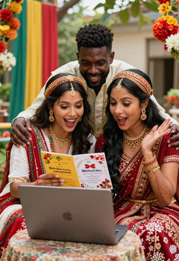 12 Animated Wedding Invitations That Get Guests to Actually RSVP - 9. Cultural Inspirations 1