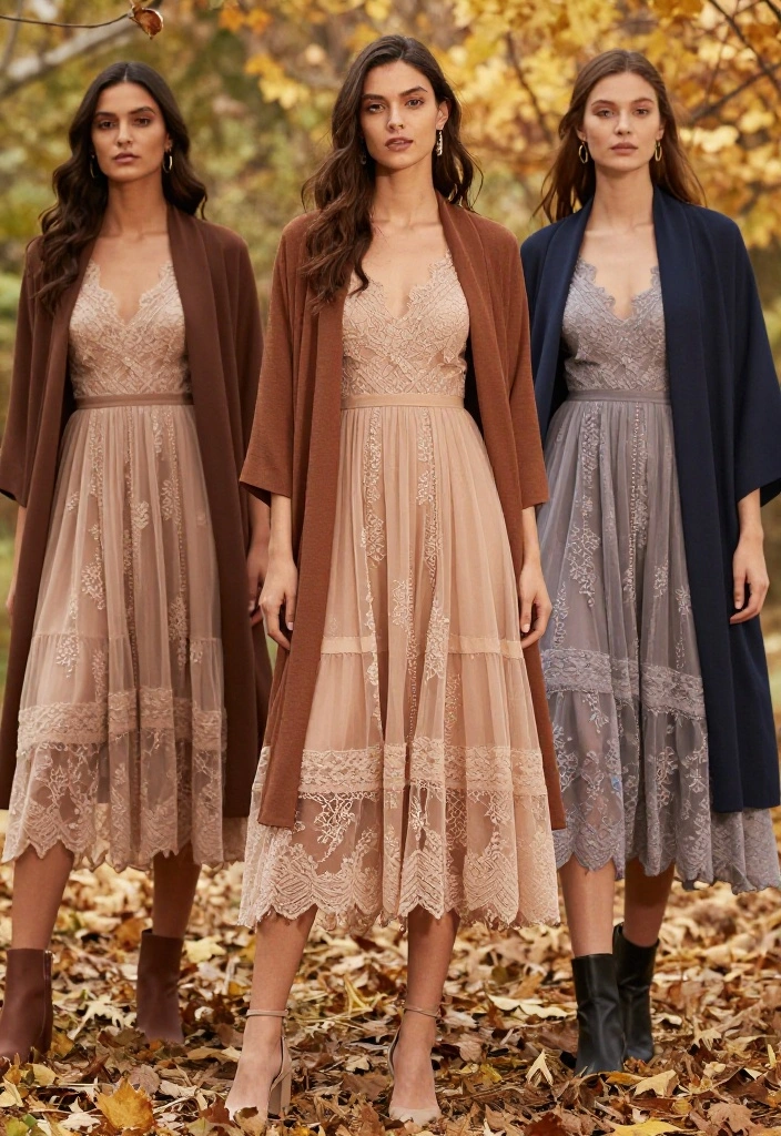 12 Fall Wedding Guest Outfit October Ideas for Unpredictable Weather - 8. Elegant Layered Dress 1