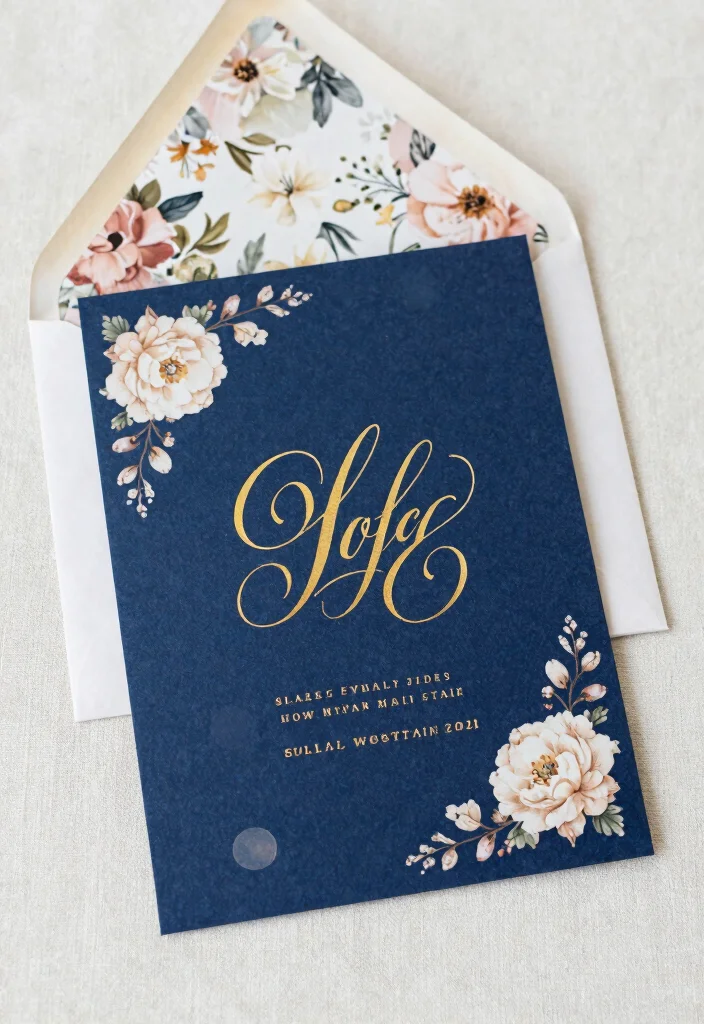 12 Kid Free Wedding Invitations That Are Clear Not Offensive - 1. The Classic Monogram Invitation 1