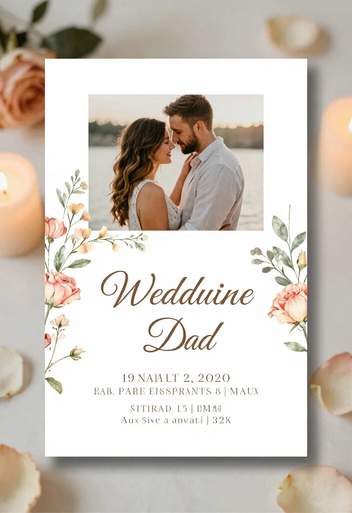 12 Kid Free Wedding Invitations That Are Clear Not Offensive - 12. Personalized Photo Invitations 1