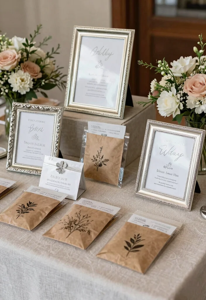 12 Silver Wedding Decorations That Don't Clash With Your Venue - 8. Silver-Themed Guest Favors 1