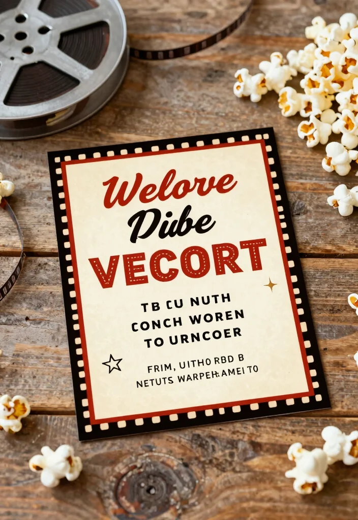 12 Vintage Inspired Wedding Invitations With Printable Templates 41 12 Vintage Inspired Wedding Invitations With Printable Templates - 11. Retro Movie Poster Invites 1