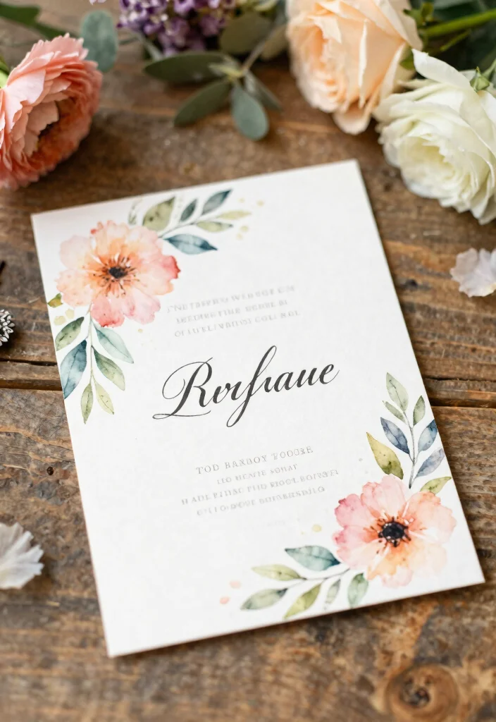 12 Vintage Inspired Wedding Invitations With Printable Templates 5 12 Vintage Inspired Wedding Invitations With Printable Templates - 5. Whimsical Watercolor Designs 1