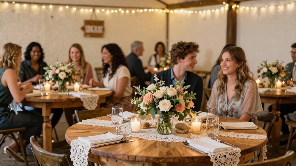 12 Wedding Round Table Decorations That Fill the Space