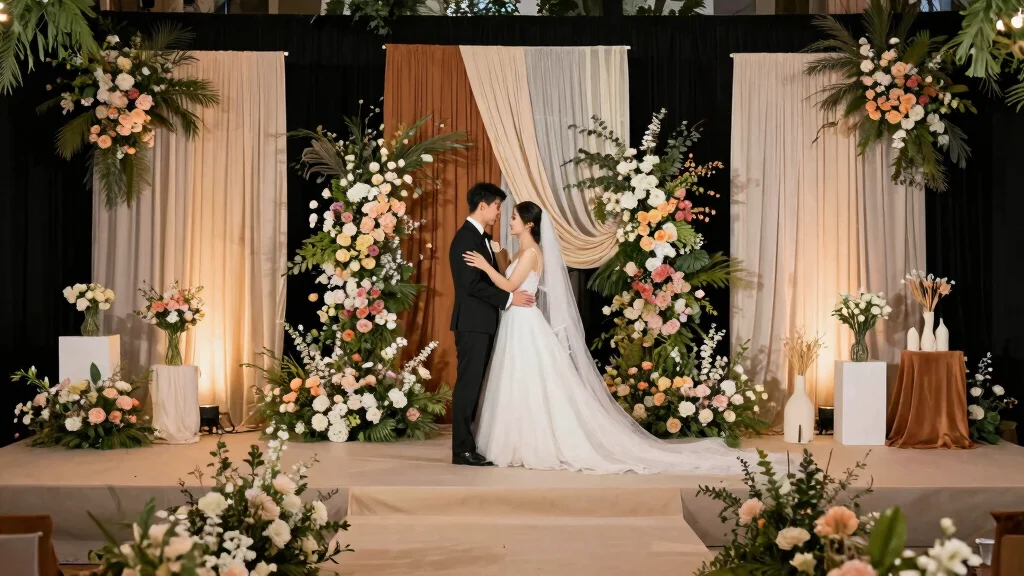 12 Wedding Stage Decorations That Anchor Without Drilling