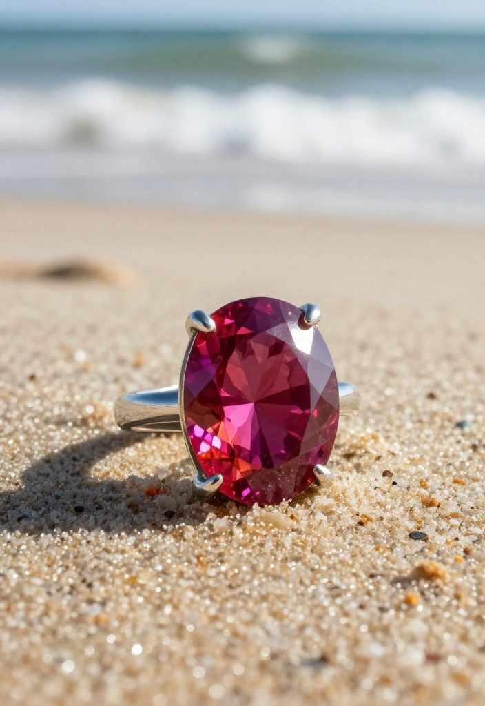 14 Beach Wedding Jewelry That Won't Get Ruined by Sand or Salt - 11. Beachy Statement Rings 1