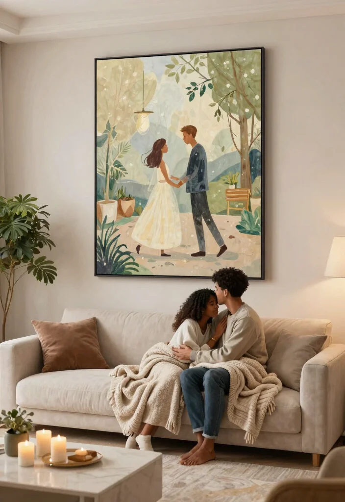 14 Creative Wedding Gifts for Couples That Aren't on Registry - 6. Customized Art Piece 1