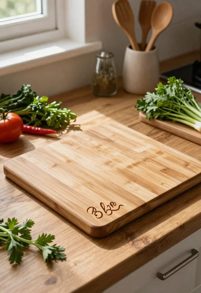14 Cute Wedding Gifts for Couples They'll Actually Use - 1. Engraved Bamboo Cutting Board 1