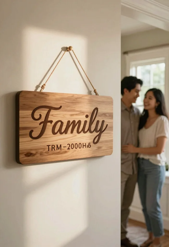 14 Cute Wedding Gifts for Couples They'll Actually Use - 10. Customizable Family Name Sign 1