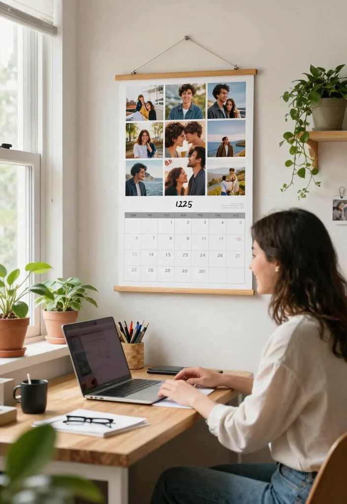 14 Cute Wedding Gifts for Couples They'll Actually Use - 6. Customizable Photo Calendar 1