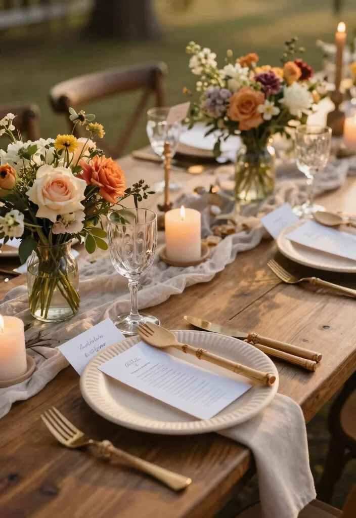 14 Fall Wedding Table Decor Ideas That Don't Look Like Halloween 52 14 Fall Wedding Table Decor Ideas That Don't Look Like Halloween - 12. Eco-Friendly Decor 1