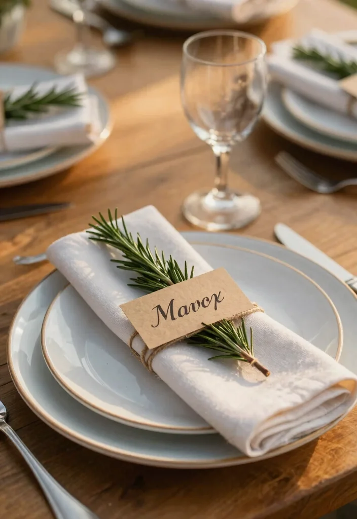 14 Fall Wedding Table Decor Ideas That Don't Look Like Halloween 26 14 Fall Wedding Table Decor Ideas That Don't Look Like Halloween - 6. Nature-Inspired Place Settings 1
