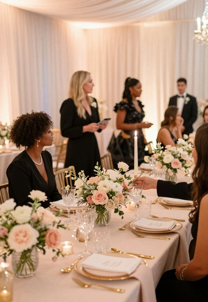 14 Pink Wedding Decorations That Look Adult Not Baby Shower - 1. Stunning Blush Table Linens 1