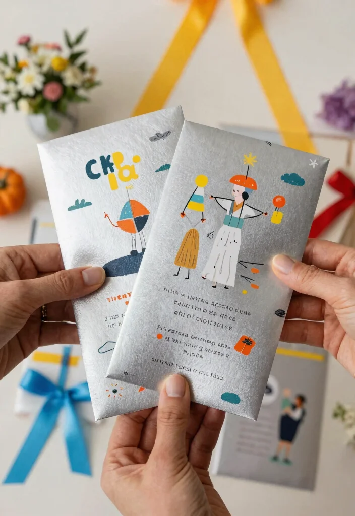 14 Silver Wedding Invitations That Don't Cost as Much as Custom - 5. Whimsical Illustrated Silver Invites 1