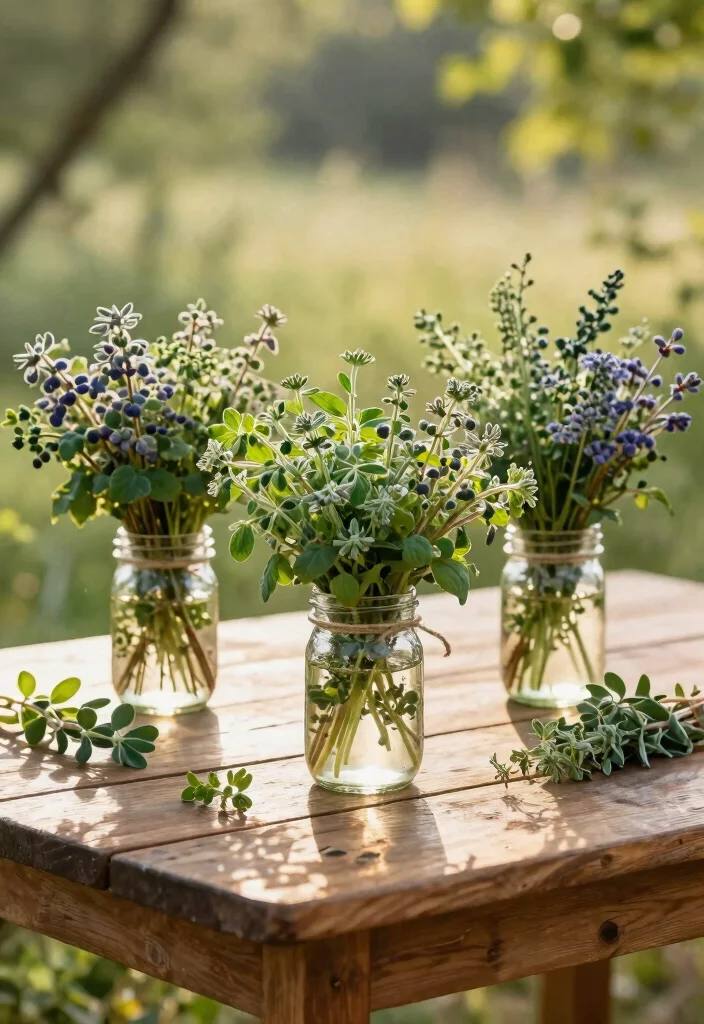14 Wedding Flowers Decor Ideas Without Hiring a Florist - 1. Herb Bouquets 1