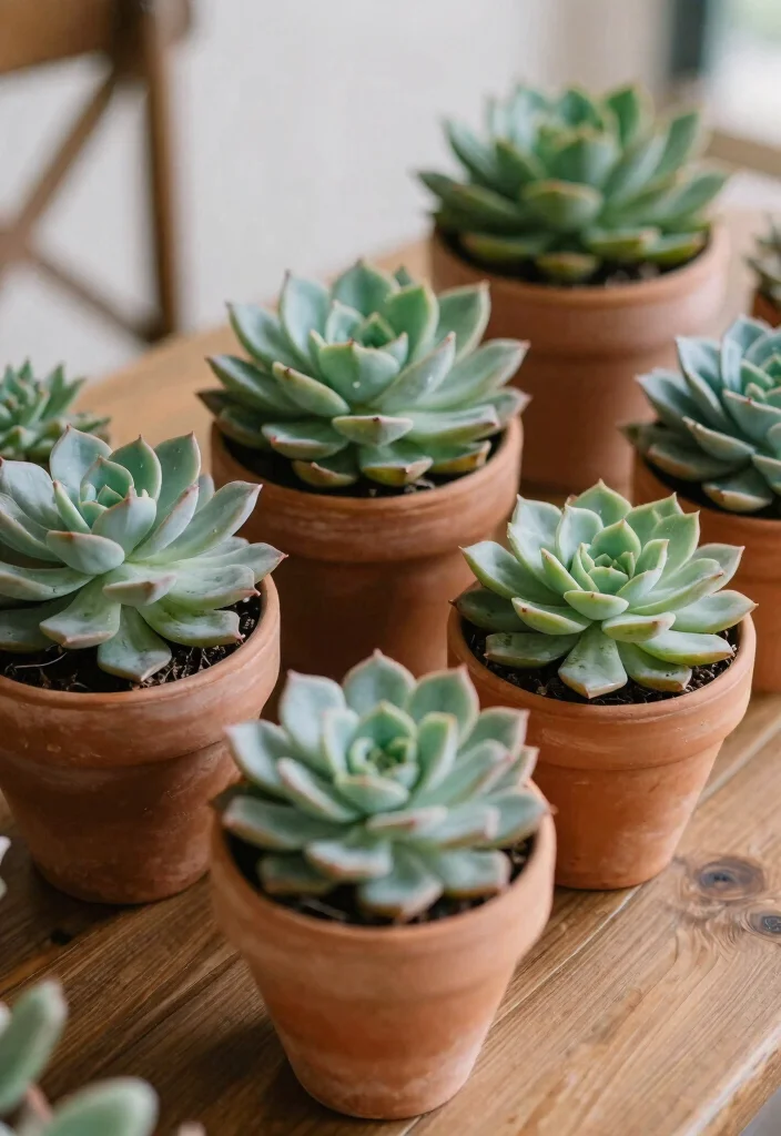 14 Wedding Flowers Decor Ideas Without Hiring a Florist - 11. Succulent Arrangements 1