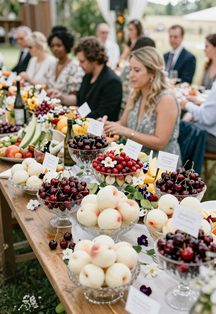 14 Wedding Fruit Table Ideas That Stay Fresh All Reception - 1. Themed Fruit Displays 1