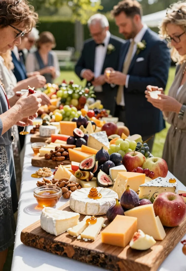 14 Wedding Fruit Table Ideas That Stay Fresh All Reception - 5. Fruit and Cheese Pairings 1