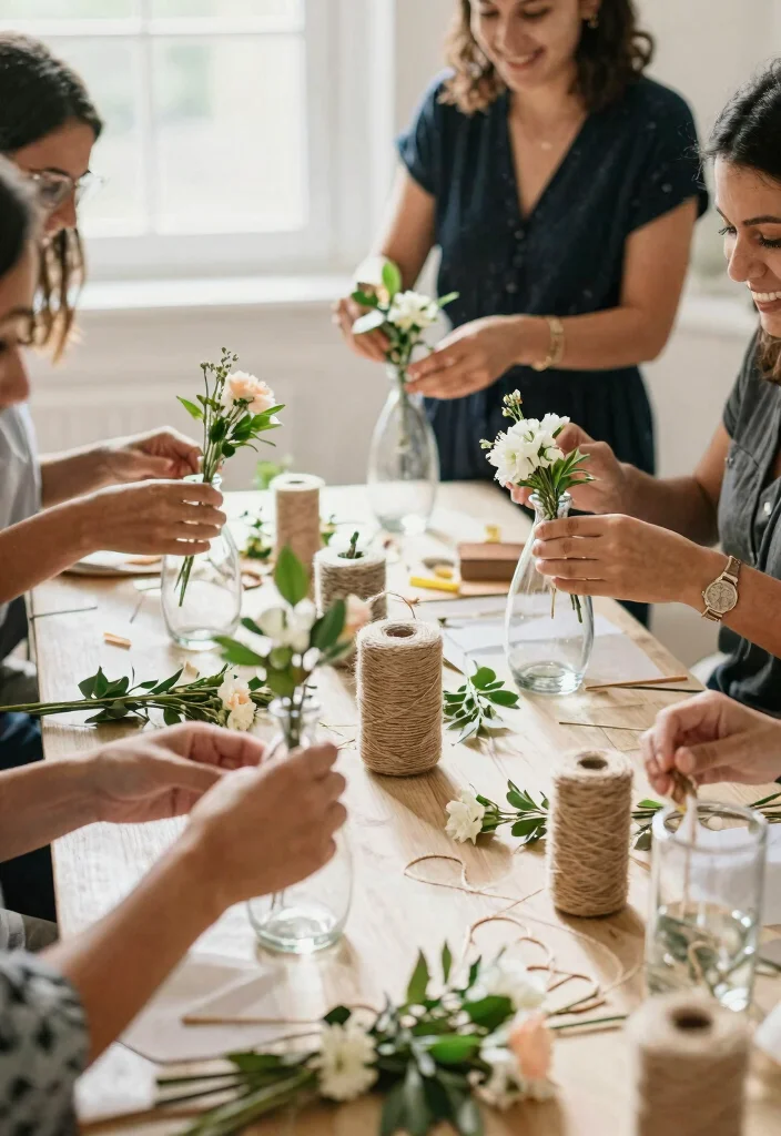 15 Cheap DIY Wedding Decorations That Look Like You Spent More - 10. Twine-Wrapped Vases 1