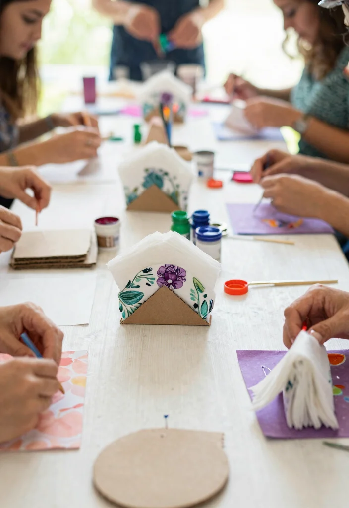 15 Cheap DIY Wedding Decorations That Look Like You Spent More - 11. Custom Napkin Holders 1