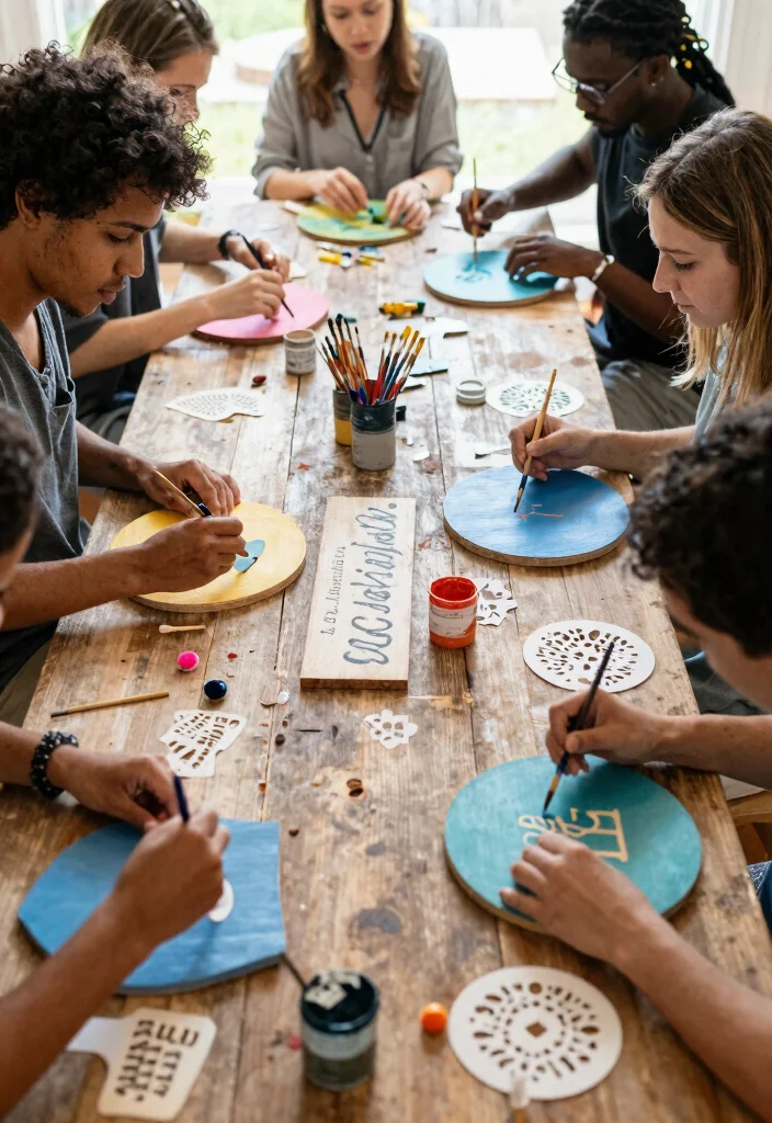 15 Cheap DIY Wedding Decorations That Look Like You Spent More - 4. Painted Wooden Signs 1