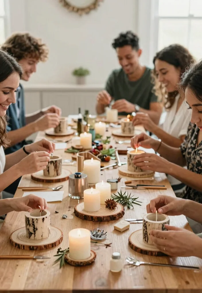 15 Cheap DIY Wedding Decorations That Look Like You Spent More - 7. Rustic Candle Holders 1