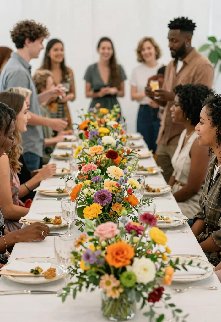 15 Gift Table Wedding Decoration Ideas Guests Can't Miss - 10. Seasonal Florals 1