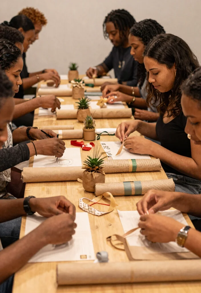 15 Gift Table Wedding Decoration Ideas Guests Can't Miss - 9. Creative Gift Wrapping Stations 1