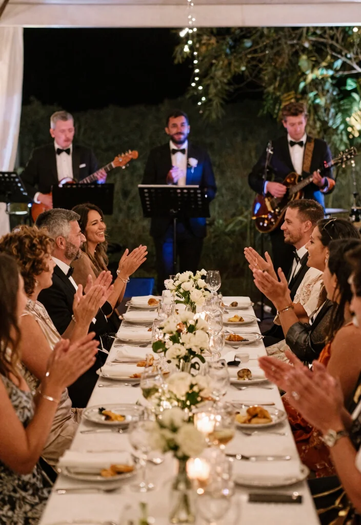 15 Wedding Guest Table Ideas That Get People to Actually Sit - 4. Live Entertainment at Tables 1