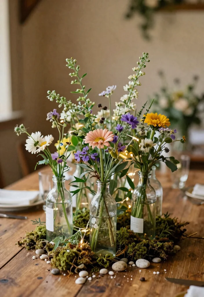 15 Whimsical Wedding Table Decor Ideas That Don't Look Childish - 1. Floral Centerpiece Wonderland 1