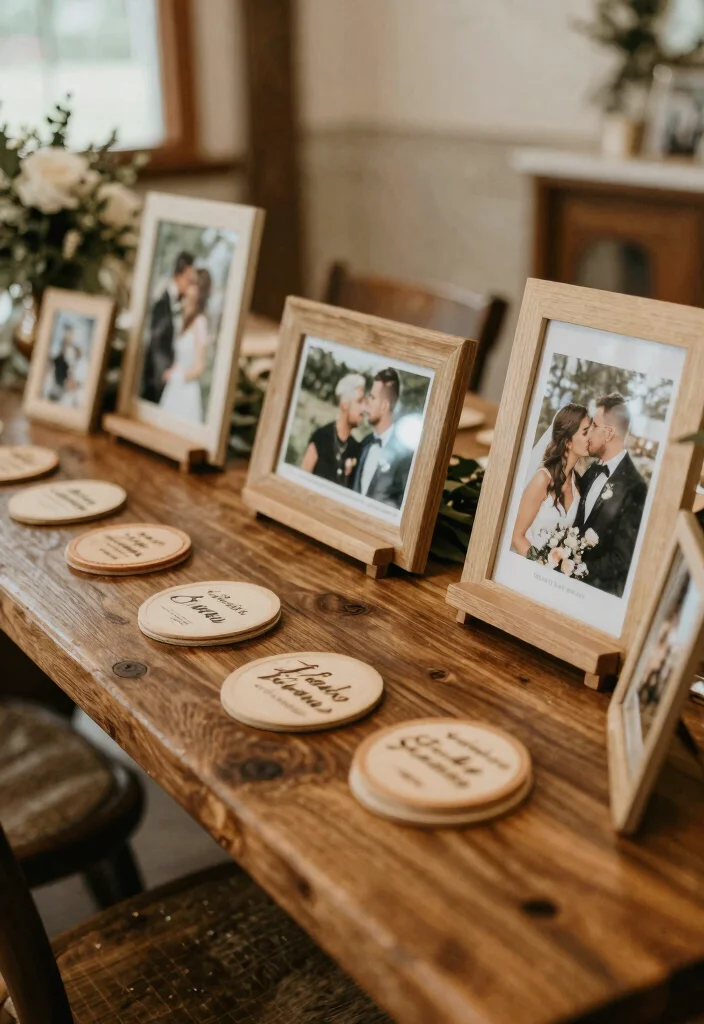 15 Whimsical Wedding Table Decor Ideas That Don't Look Childish - 11. Personalized Touches 1