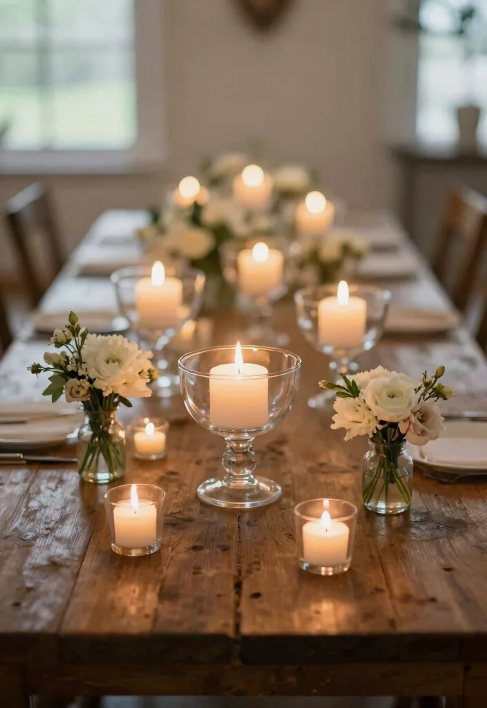 15 Whimsical Wedding Table Decor Ideas That Don't Look Childish - 15. Floating Candle Displays 1