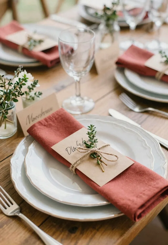 15 Whimsical Wedding Table Decor Ideas That Don't Look Childish - 2. Playful Place Settings 1