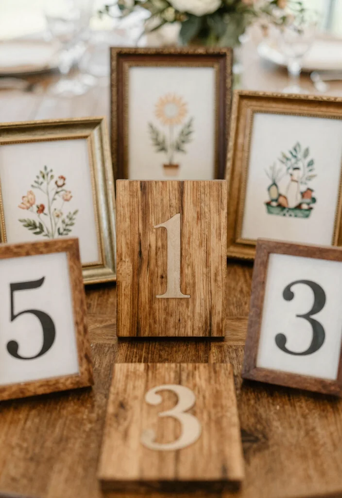 15 Whimsical Wedding Table Decor Ideas That Don't Look Childish - 5. Whimsical Table Numbers 1