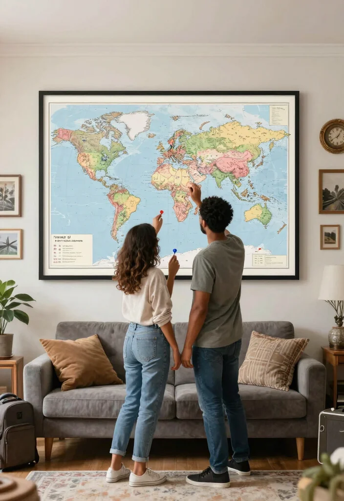 18 Best Wedding Gifts That Won't Duplicate Their Registry 54 18 Best Wedding Gifts That Won't Duplicate Their Registry - 14. Customized Travel Map 1