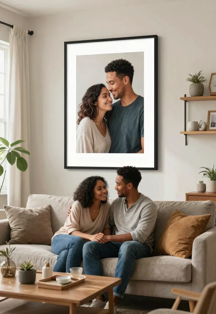 18 Best Wedding Gifts That Won't Duplicate Their Registry 37 18 Best Wedding Gifts That Won't Duplicate Their Registry - 7. Personalized Home Portrait 1