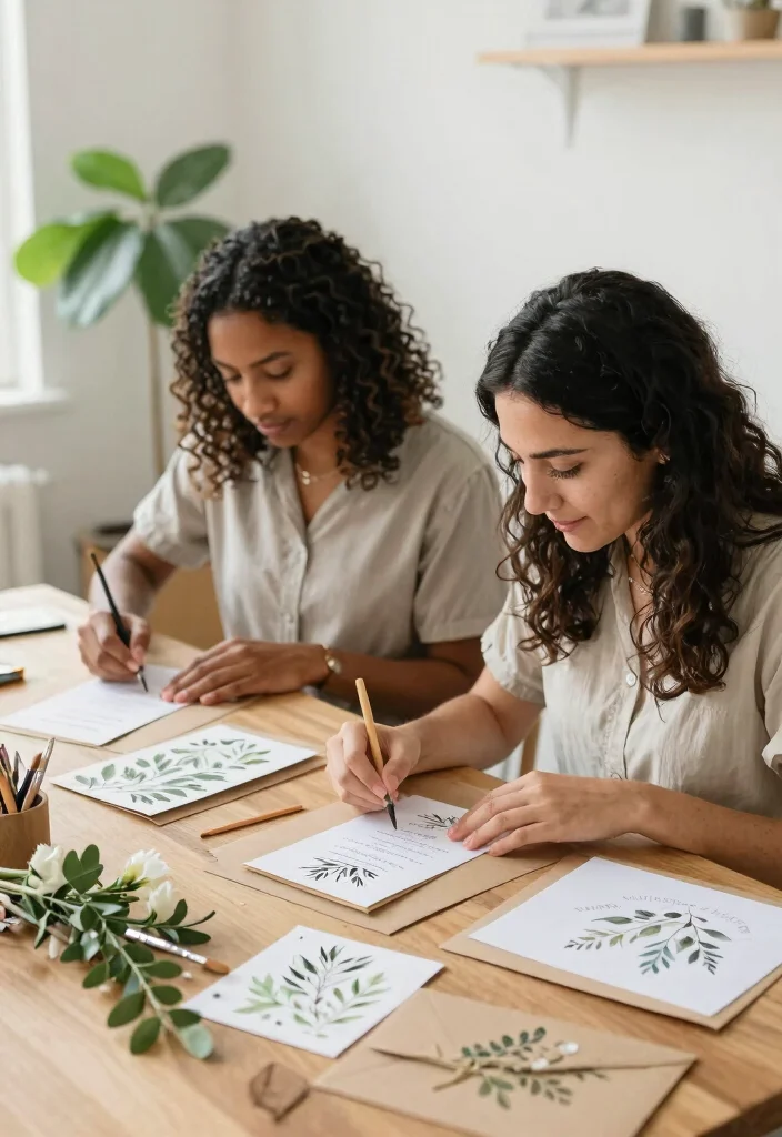 18 Cheap Wedding Invitations That Look Like You Spent More - 1. Botanical Bliss: Eco-Friendly Prints 1